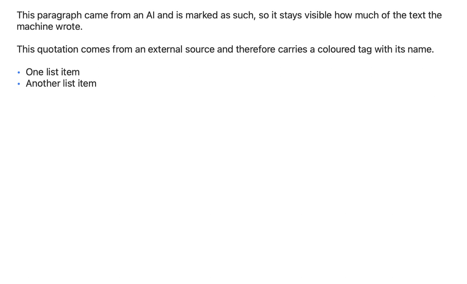 Hybrid's rendered Markdown preview with headings, a table, and an embedded image