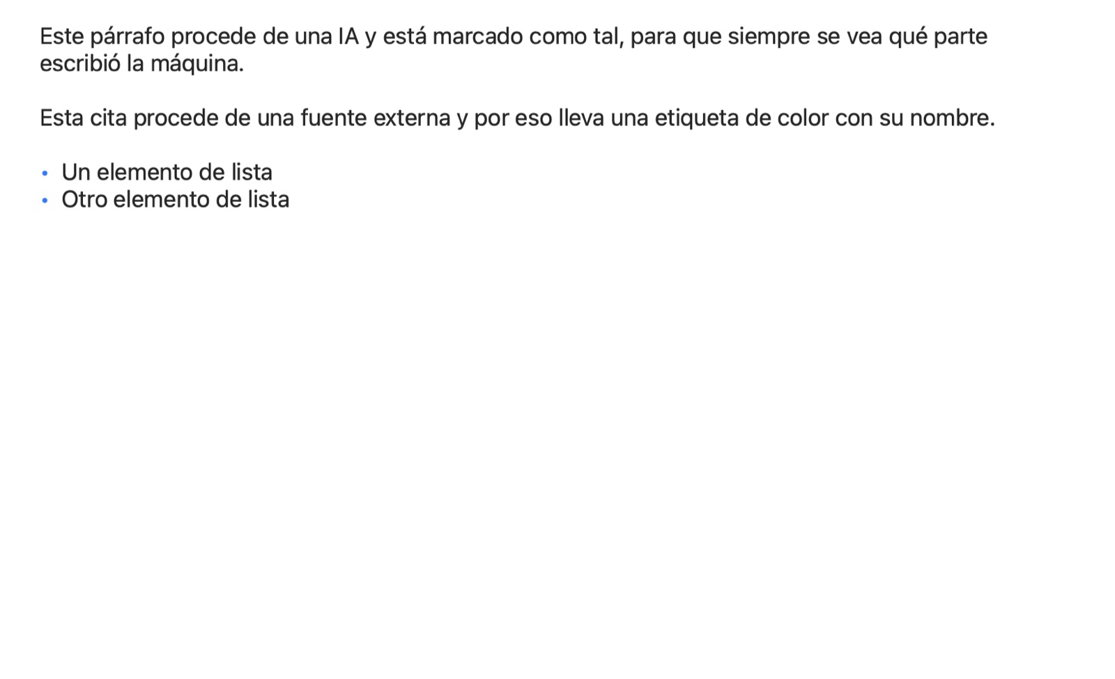La vista previa Markdown renderizada de Hybrid con títulos, una tabla y una imagen integrada