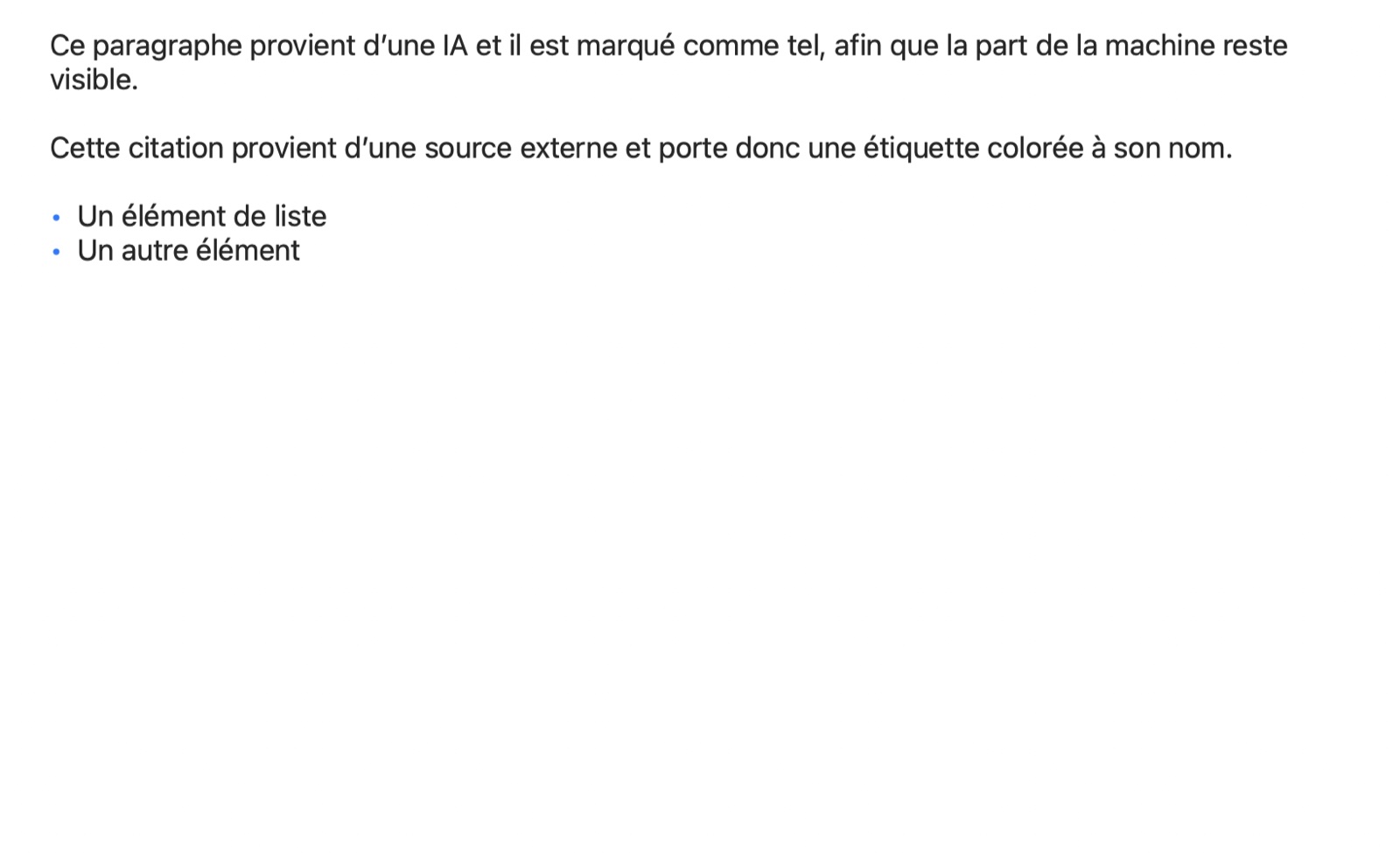 L'aperçu Markdown rendu de Hybrid avec titres, un tableau et une image intégrée