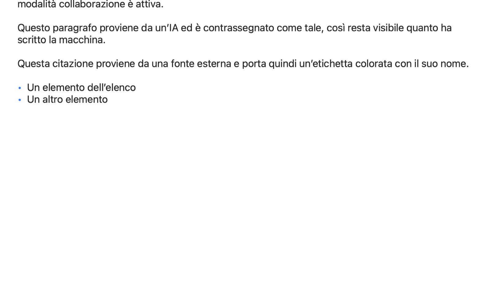 L'anteprima Markdown renderizzata di Hybrid con titoli, una tabella e un'immagine integrata